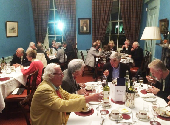 Socialising in the Scottish Arts Club